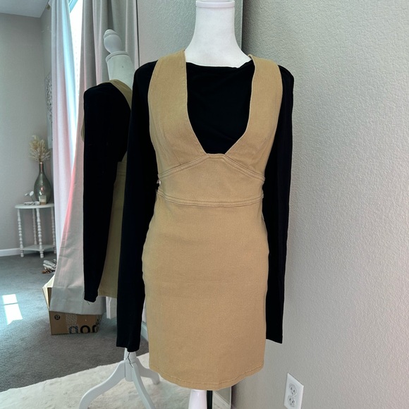 Mink pink denim dress - Picture 3 of 12